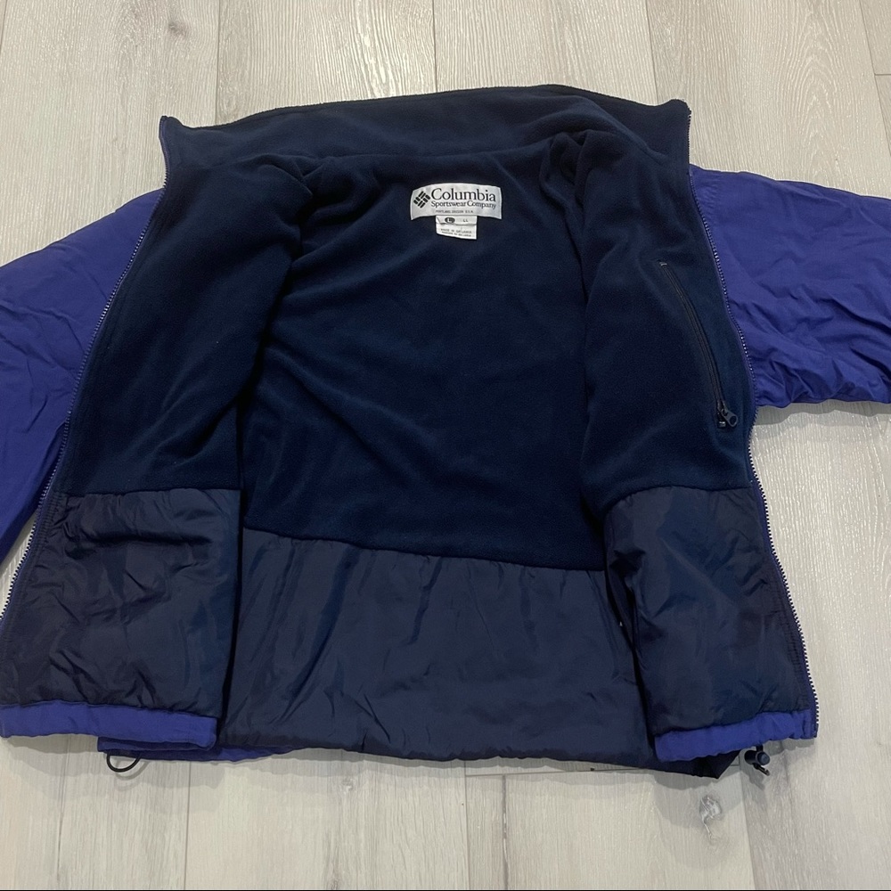 COLUMBIA Periwinkle Insulated Winter Coat Size L - Picture 6 of 10